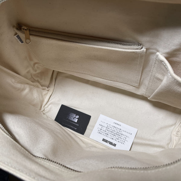 Head Porter Natal tote bag veggie tan leather 帆布皮帶手抽袋