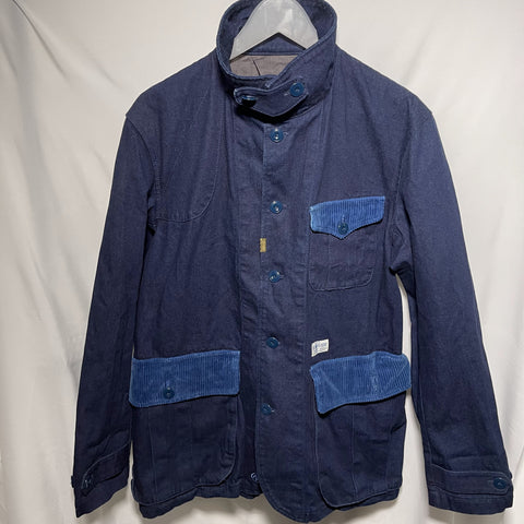 Neighborhood Denim Button up Jacket indigo size M nbhd 深藍色牛仔鈕扣外套