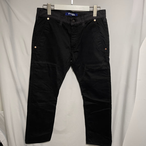 Junya Watanabe Man Comme des Garcons Black patchwork pants chino size S 黑色拼布長褲