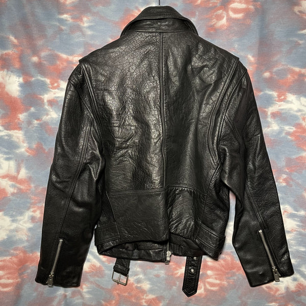 Zara Biker Leather Jacket Black 黑色Biker皮䄛