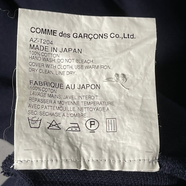 Comme des Garcons Play polo tee navy size M 深藍色CDG play polo tee