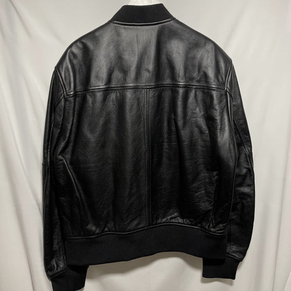Black Barrett by Neil Barrett Leather Jacket Size L 黑色皮䄛外套