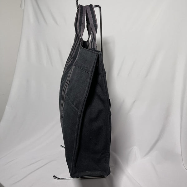 Hermès Fourre Tout GM Handbag Tote Bag Cotton Black Grey Hermes 黑灰色棉質手抽袋
