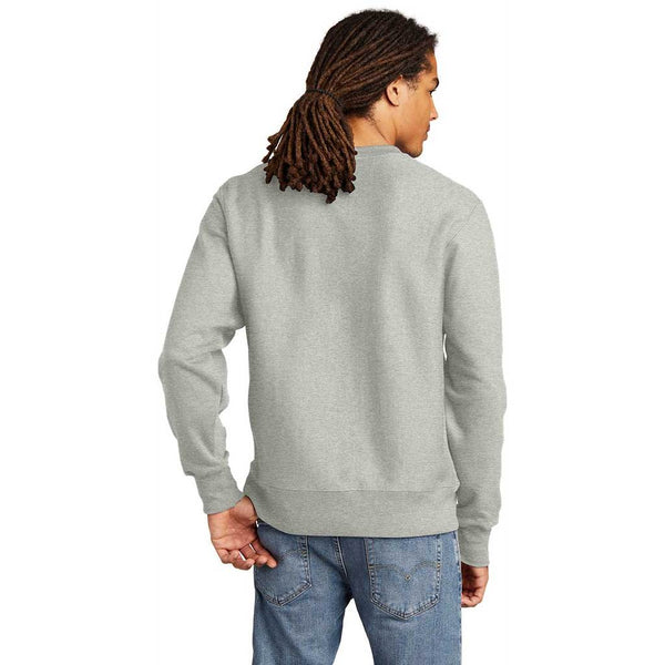 Champion Men's  Reverse Weave Crewneck Sweatshirt - Oxford Grey