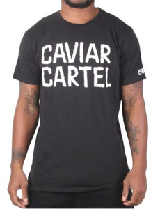 Caviar Cartel logo tee - Black