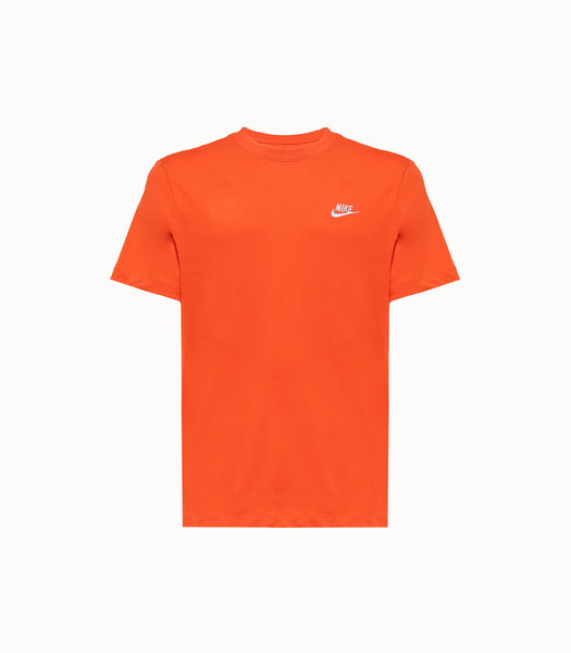 Nike Club Tee - Washed Coral / Celestine Blue / Dark Orange