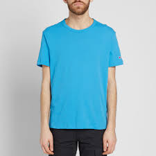 Champion Premium Reverse Weave Men's Short Sleeve Shirt - Black / Olive Drab / Ocean Blue
