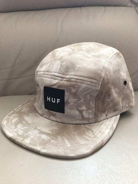 HUF Crystal Wash Volley Five panel Camp Cap (Light Brown)